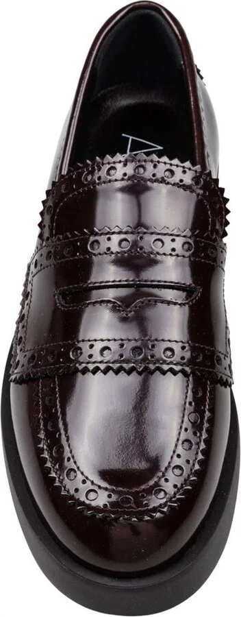 Agl Leather Loafer With Vamp - Image 2