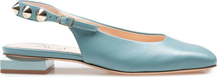 Agl Leather Slingback Ballerina