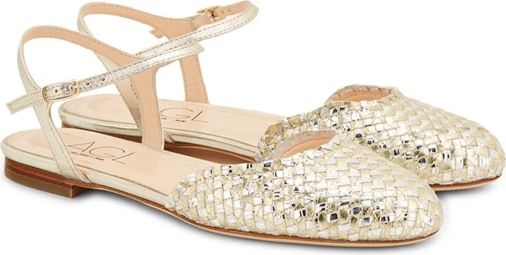 Agl Milly Upcycle Leather Ballet Flat