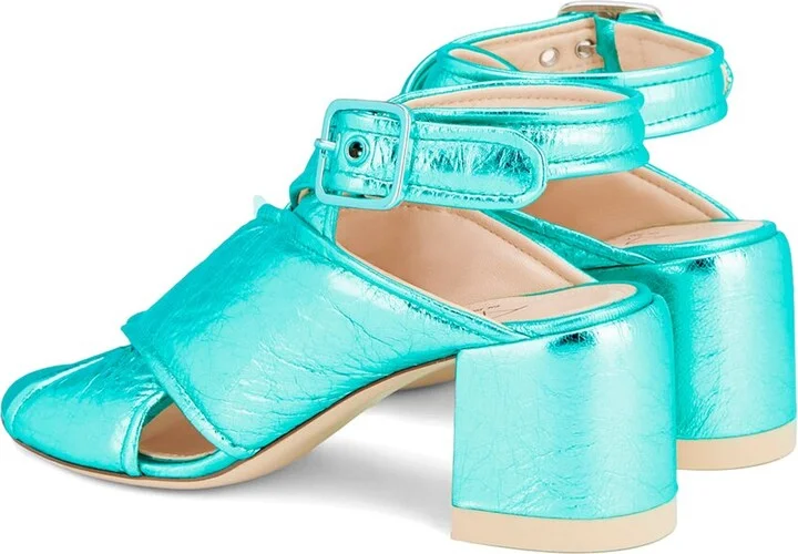 Agl Moon Cross Leather Sandal - Image 2