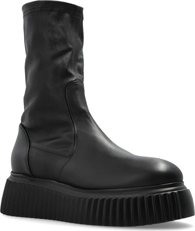 AGL Platform Ankle Boots