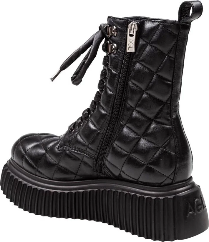 Agl Quilted Leather Ankle Boot - Image 3