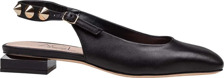 Agl Sling-Back Ballerina With Studs