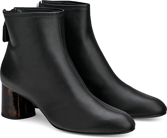 Agl Women's Veta Back Zip Block Heel Booties