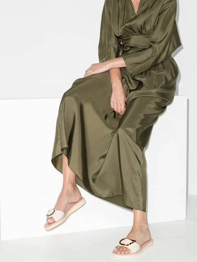 Aglaia leather slides - Image 4