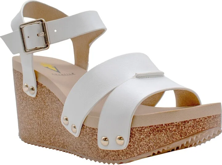 Agnes Ankle Strap Platform Wedge Sandal