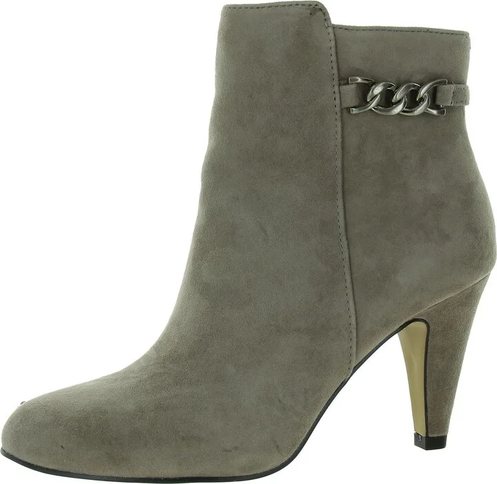 Agnes Womens Suede Ankle Booties