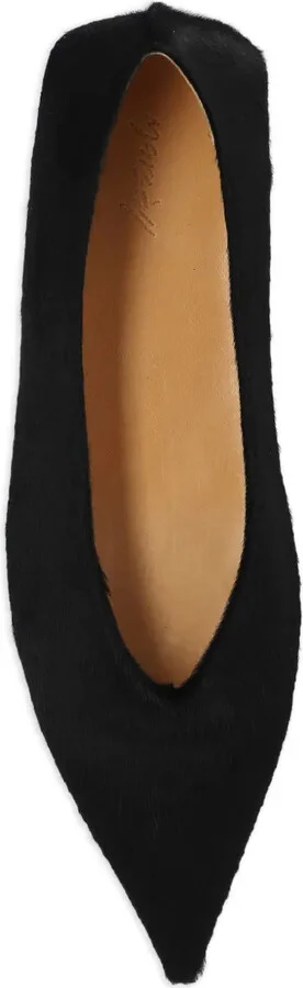 Ago pointed-toe leather ballerinas - Image 3