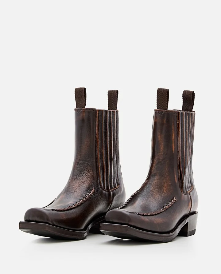 Agulla Square Toe Chelsea Boots - Image 2