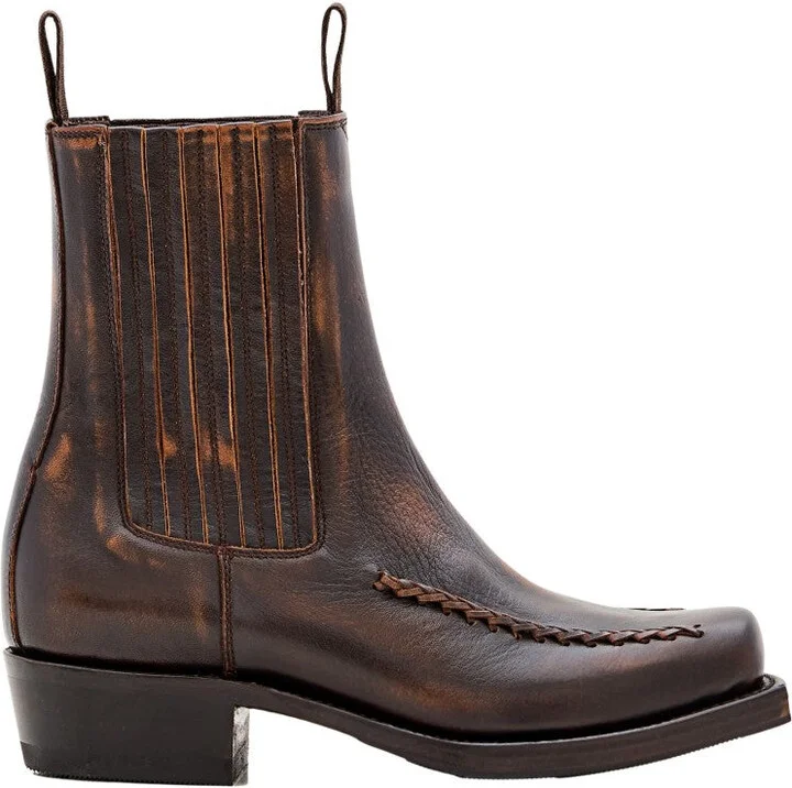 Agulla Square Toe Chelsea Boots