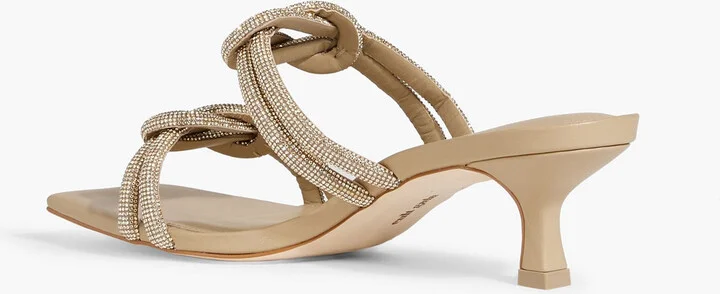 Agyness crystal-embellished mules - Image 3