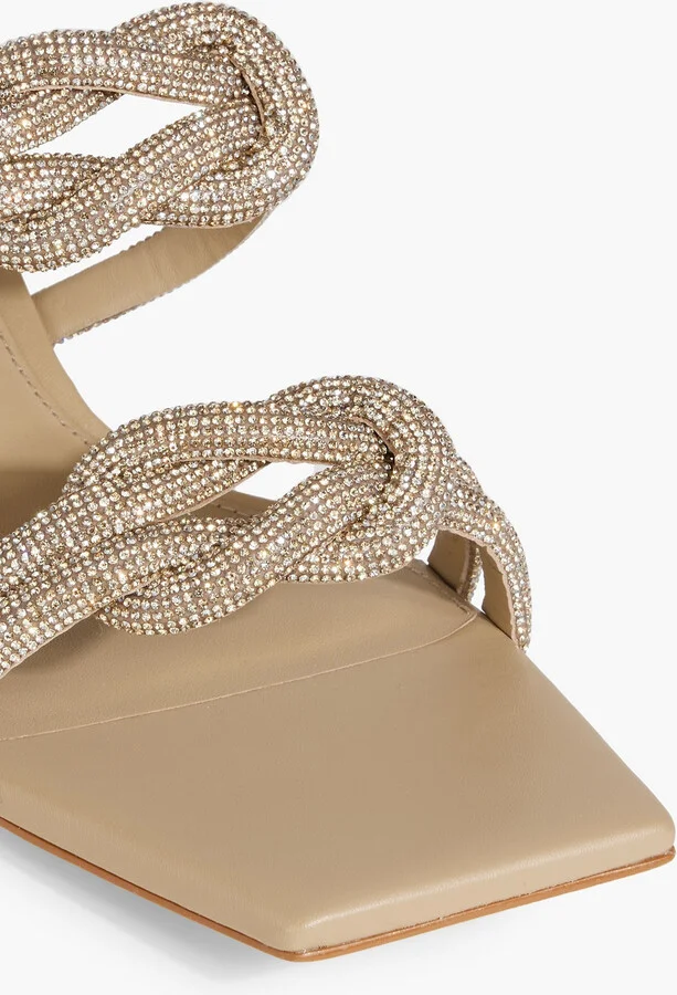 Agyness crystal-embellished mules - Image 4