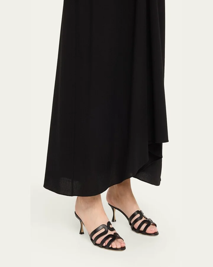 Ahwak Caged Leather Mule Sandals - Image 3