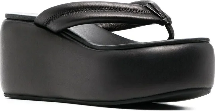 Aiko 50mm wedge sandals - Image 2