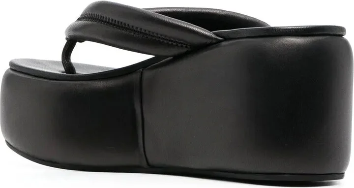 Aiko 50mm wedge sandals - Image 3