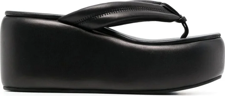 Aiko 50mm wedge sandals