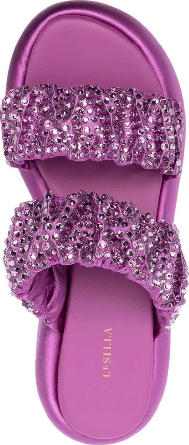 Aiko 85mm embellished sandals - Image 4