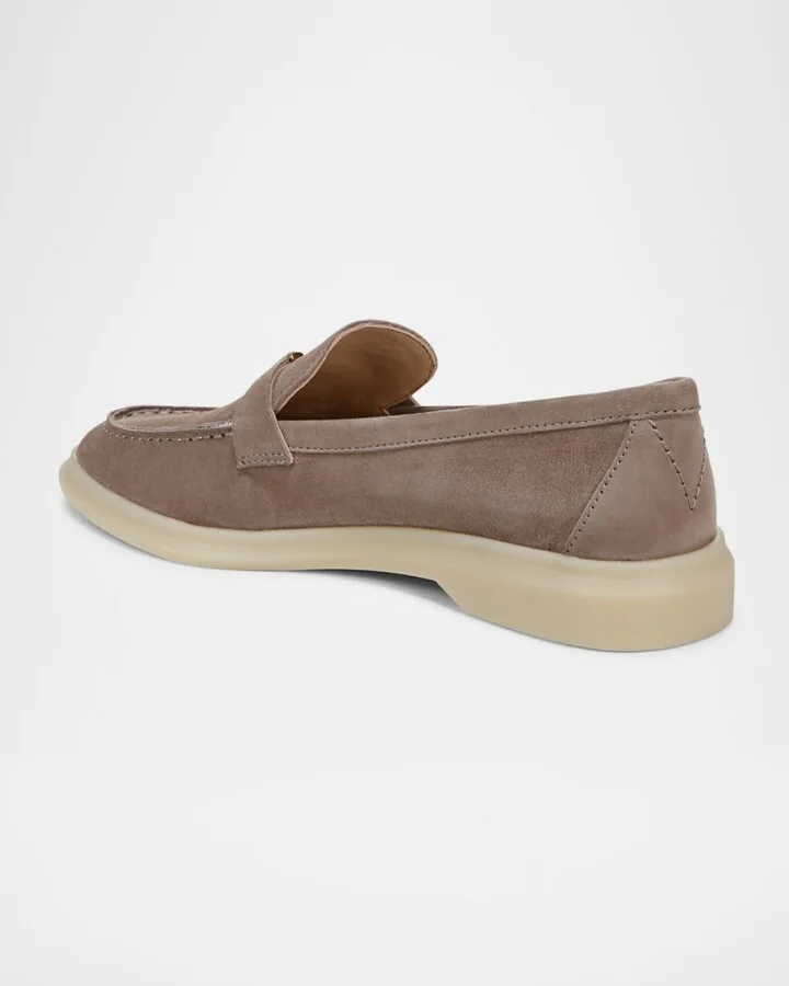 Ailey Suede Medallion Slip-On Loafers - Image 11