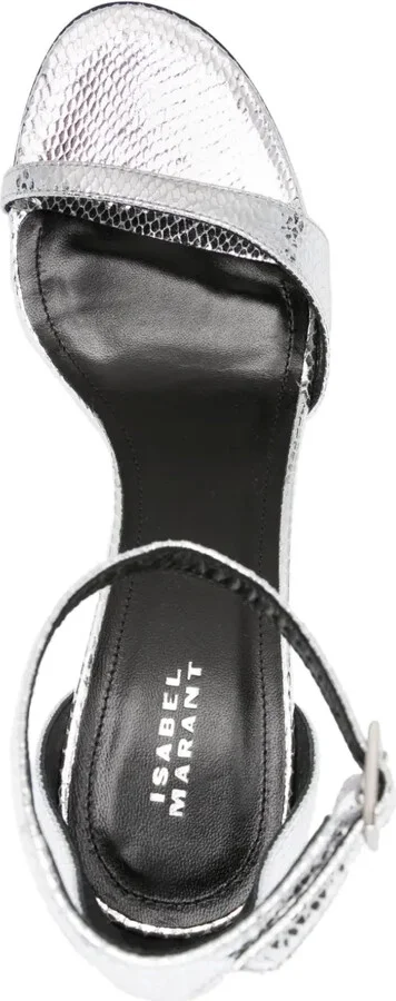 Ailisa 80mm leather sandals - Image 4
