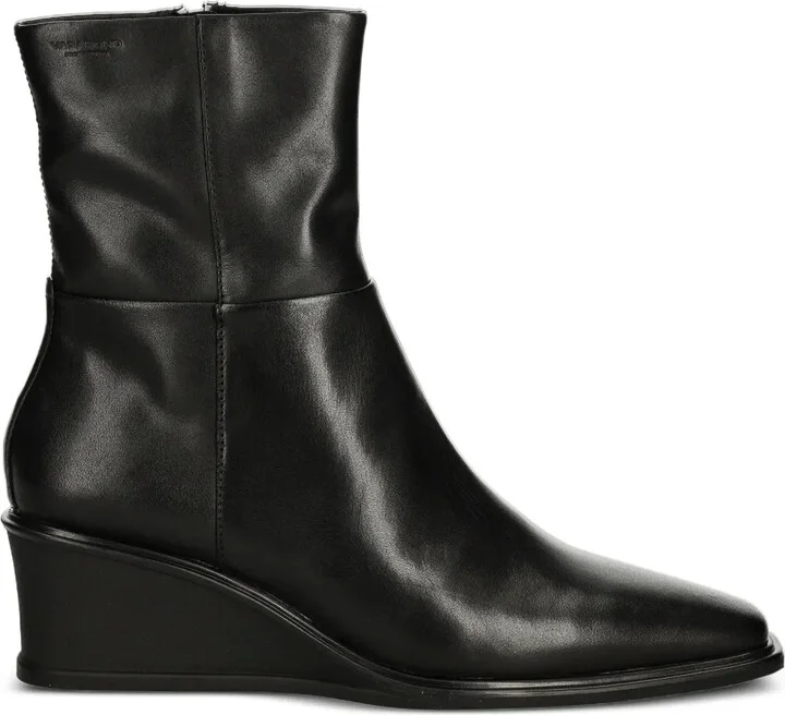Aino zip-detail wedge ankle boots
