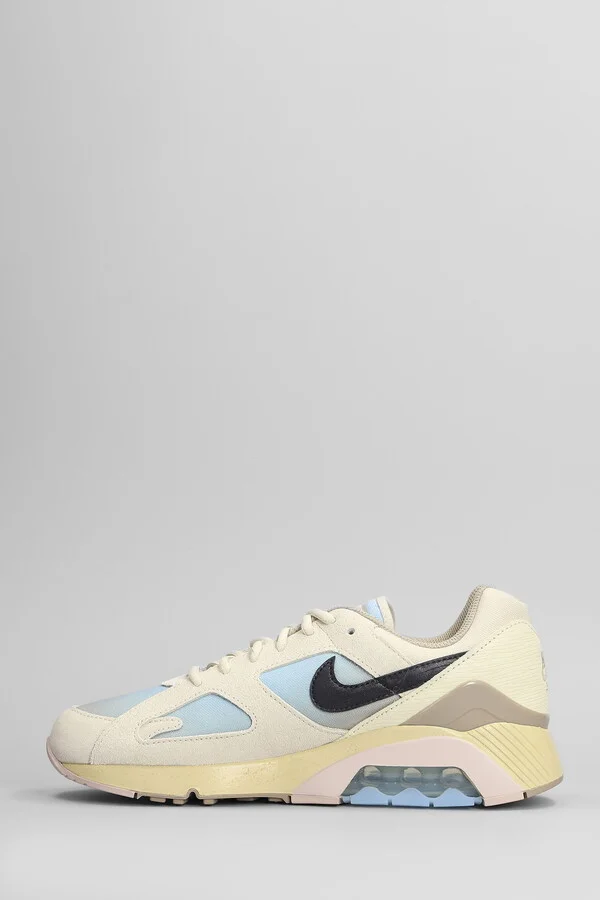 Air 180 Sneakers In Beige Suede And Fabric - Image 3