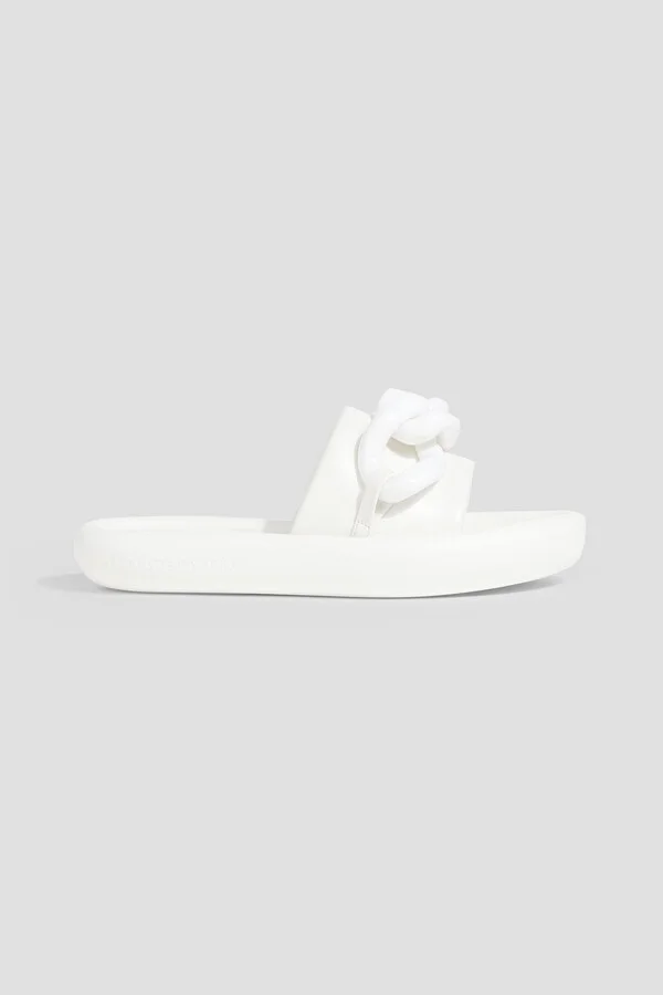 Air chain-embellished slides