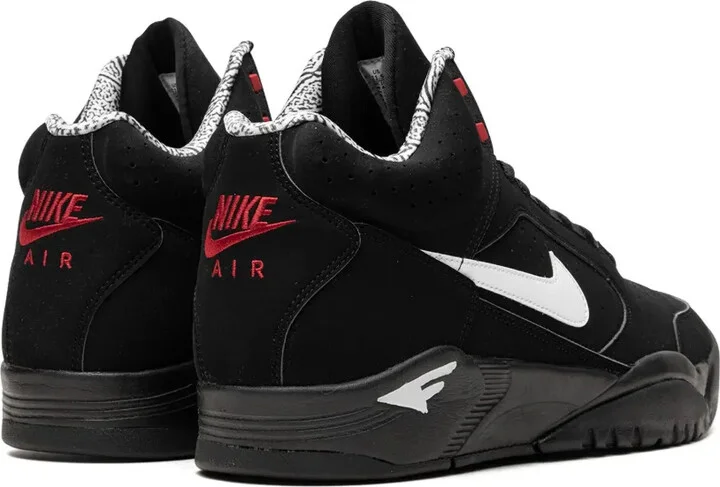 Air Flight Lite Mid "Black White Varsity Red" sneakers - Image 3
