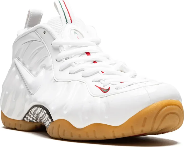 Air Foamposite Pro "White/Gym Red/Gorge Gree" sneakers - Image 2