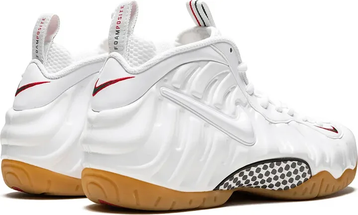 Air Foamposite Pro "White/Gym Red/Gorge Gree" sneakers - Image 3