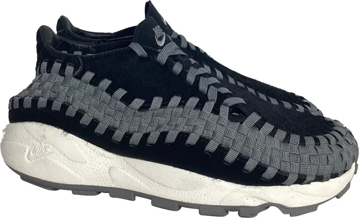 Air Footscape Woven Sneakers in Black Pony Hair