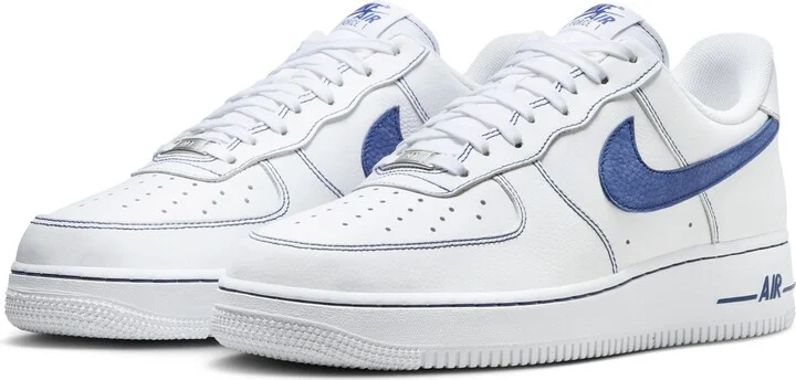 White/ Deep Royal Blue