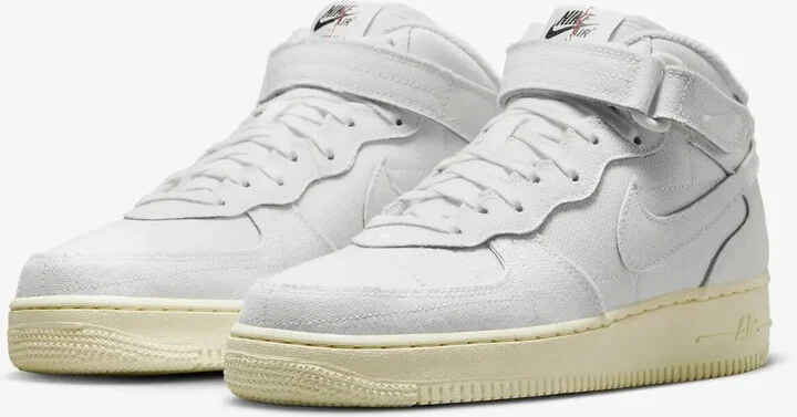Air Force 1 '07 Mid LX DZ4866-121 Women's US 6 White Leather Shoes GBNC115
