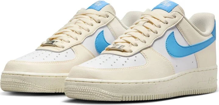 Pale Ivory/ Blue/ White