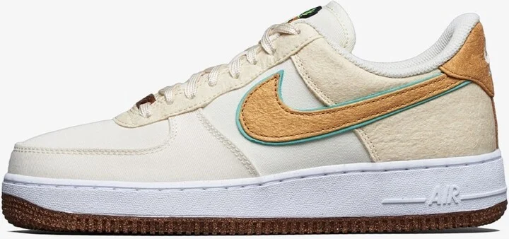 Air Force 1 '07 Premium Coconut Milk/Metallic Gold CZ1631-100 Men's
