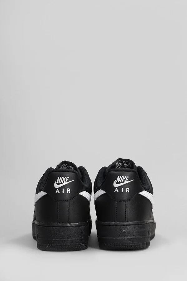 Air Force 1 07 Sneakers In Black Leather - Image 4