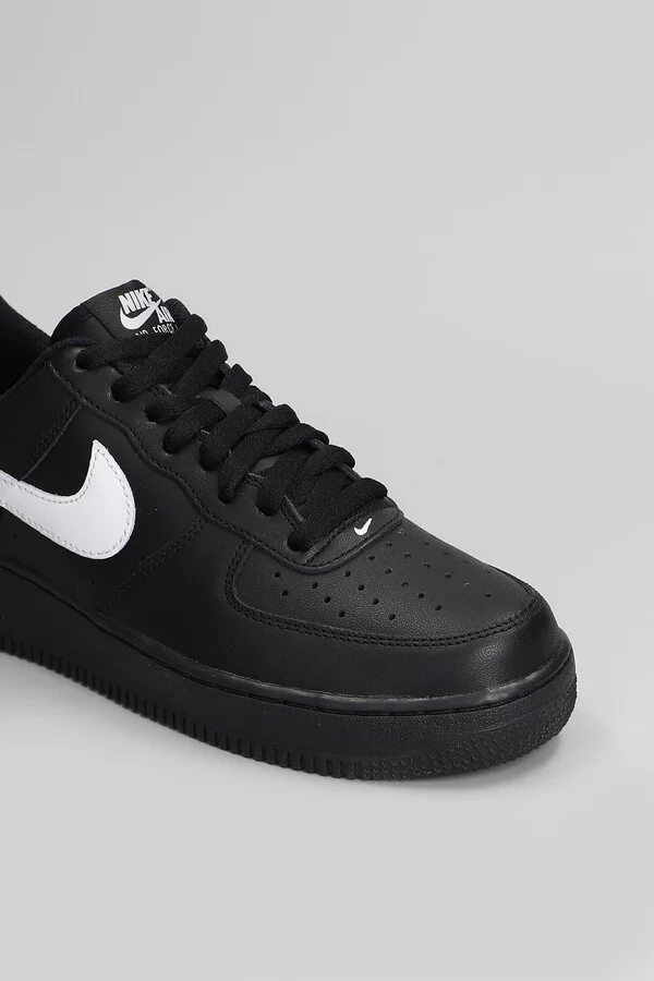Air Force 1 07 Sneakers In Black Leather - Image 5