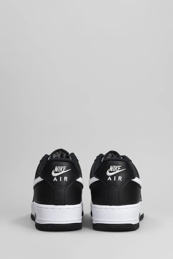 Air Force 1 07 Sneakers In Black Leather - Image 4