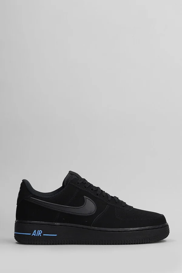 Air Force 1 07 Sneakers In Black Nubuck