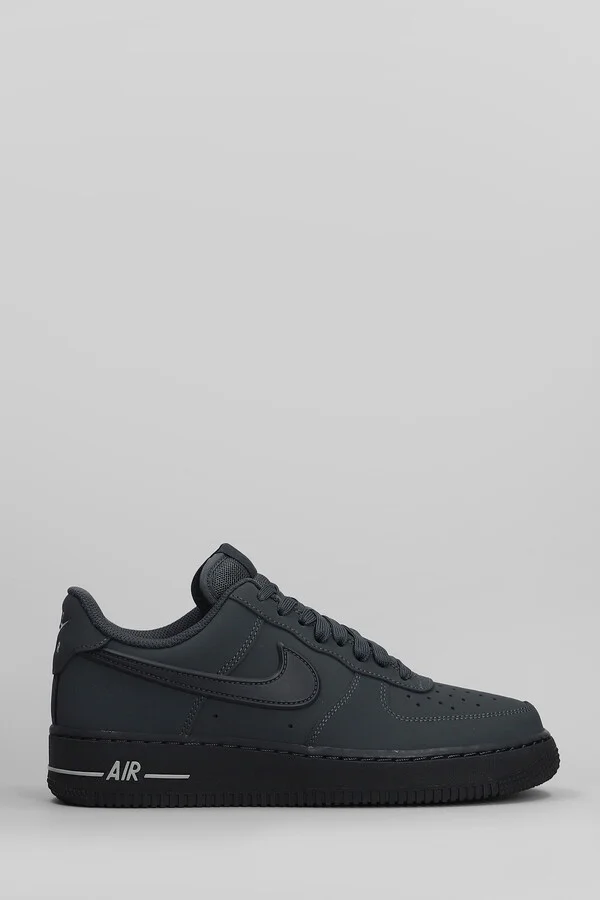 Air Force 1 07 Sneakers In Grey Rubber/plasic