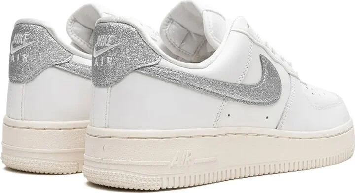 Air Force 1 '07 "Summit White/Sail White/Metallic Silver" sneakers - Image 3