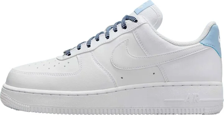Air Force 1 '07 White / White - Light Armory Blue IB7167-101 Women's