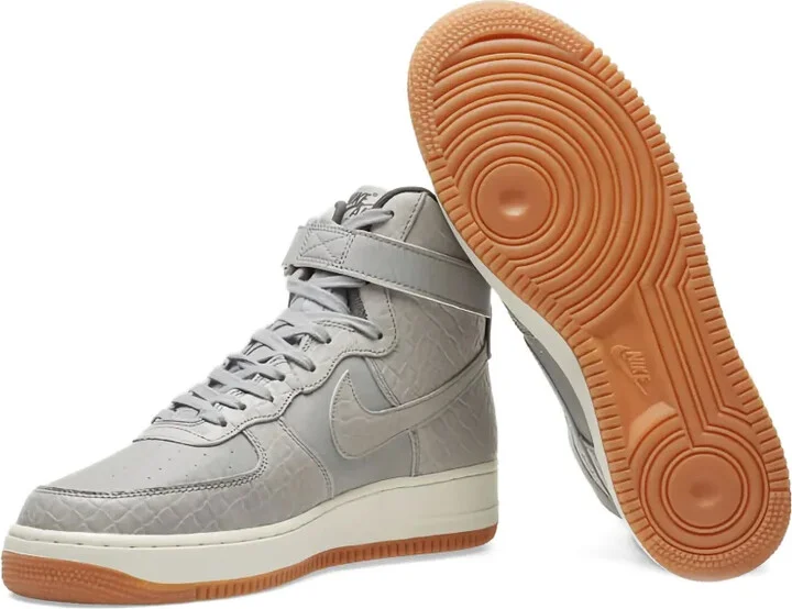 Air Force 1 Hi "Croc Wolf Grey Gum" sneakers - Image 4