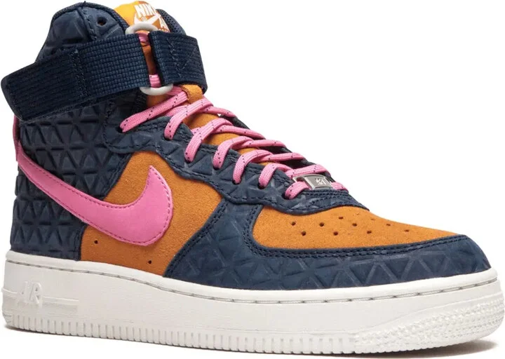 Air Force 1 HI PRM Suede "Dynamic Pink" sneakers - Image 2
