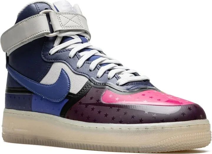 Air Force 1 High '07 Premium "Thunder Blue Pink Prime" sneakers - Image 2