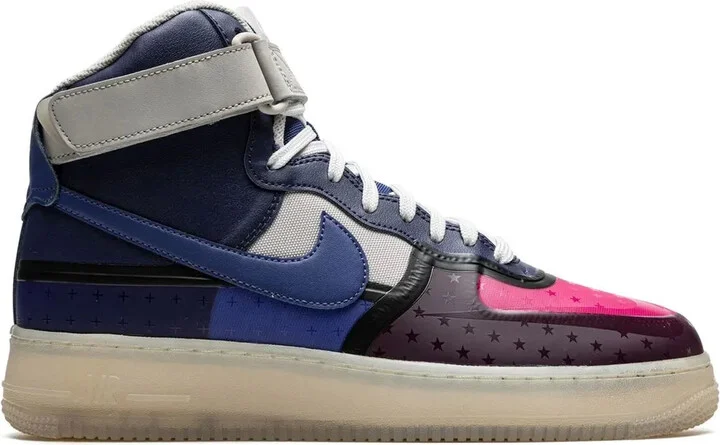 Air Force 1 High '07 Premium "Thunder Blue Pink Prime" sneakers