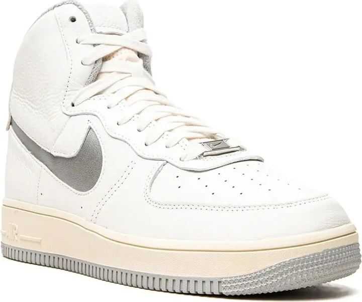 Air Force 1 High Sculpt "White/Silver" sneakers - Image 2