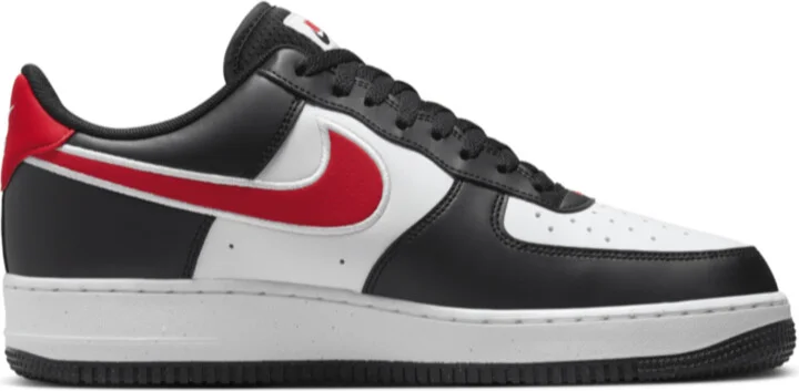 Air Force 1 Low '07 Next Nature Black White University Red