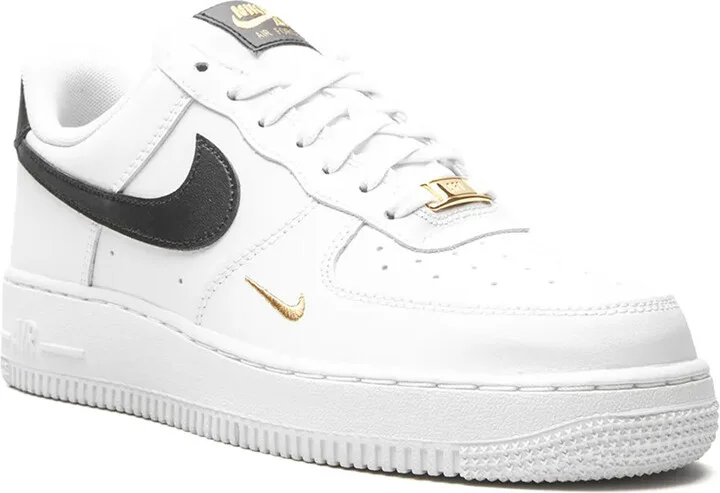 Air Force 1 Low Essential "White/Black/Gold" sneakers - Image 2