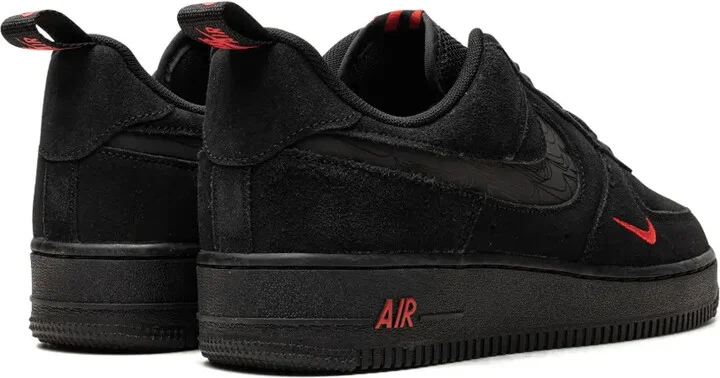 Air Force 1 Low "Multi Swoosh Black/Crimson" sneakers - Image 4