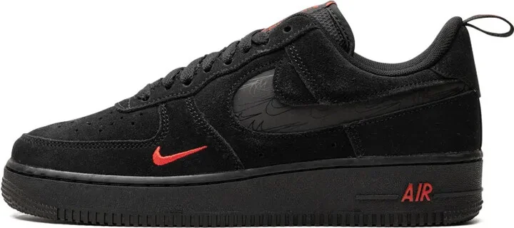Air Force 1 Low "Multi Swoosh Black/Crimson" sneakers - Image 5